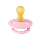 BIBS - Suzeta Colour Latex, tetina rotunda, 6 luni +-Baby Pink