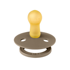 BIBS - Suzeta Colour Latex, tetina rotunda, 6 luni +-Dark Oak