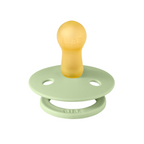 BIBS - Suzeta Colour Latex, tetina rotunda, 6 luni +-Pistachio