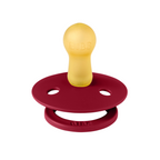 BIBS - Suzeta Colour Latex, tetina rotunda, 6 luni +-Ruby
