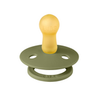 BIBS - Suzeta Colour Latex, tetina rotunda, 6 luni +-Olive