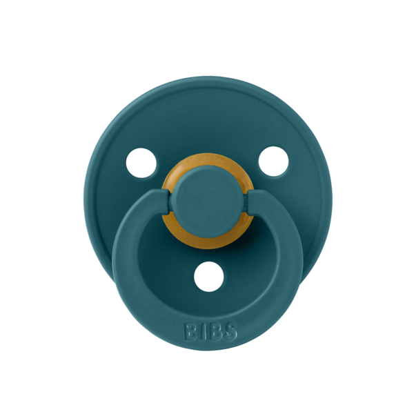 BIBS - Suzeta Colour Latex, tetina rotunda, 6 luni +-Forest Lake