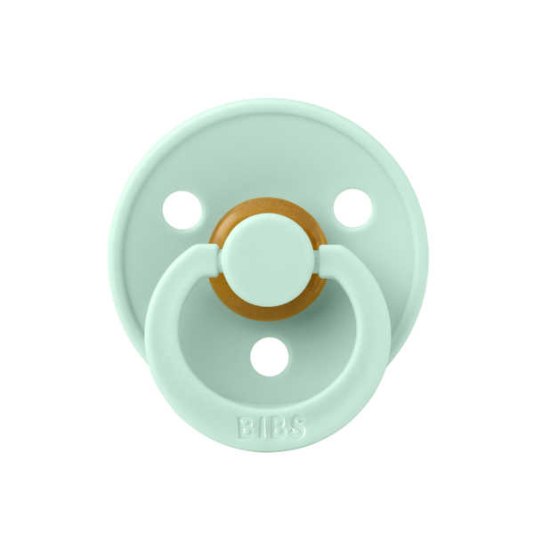 BIBS - Suzeta Colour Latex, tetina rotunda, 6 luni +-Nordic Mint