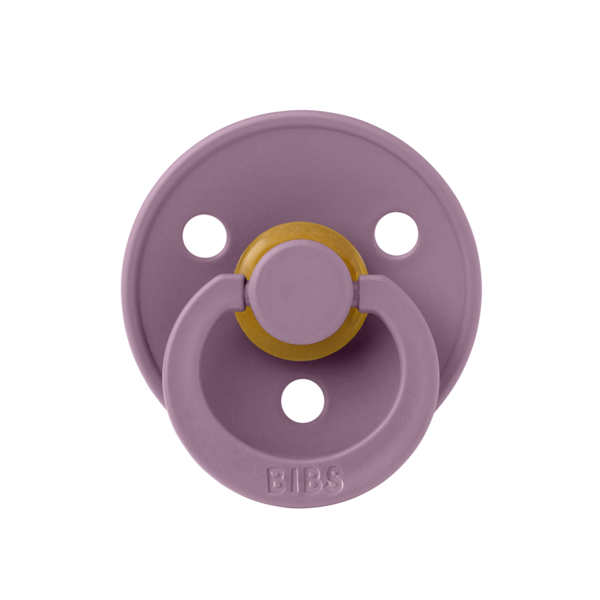 BIBS - Suzeta Colour Latex, tetina anatomica, 6 luni +-Mauve