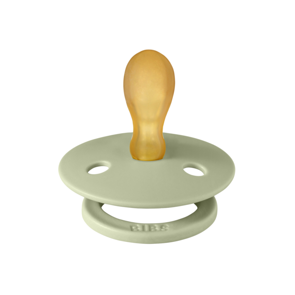 BIBS - Suzeta Colour Latex, tetina simetrica, 6 luni +-Sage