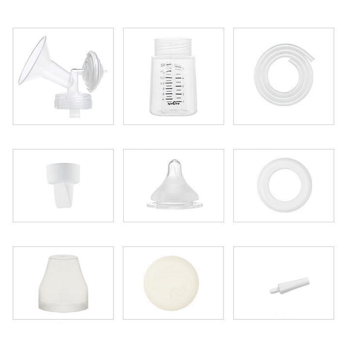 SPECTRA Kit premium 24 mm biberon si accesorii pompa lapte plastic PP fara BPA capacitate 160 ml