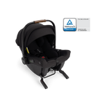 Nuna - Scoica auto cu ISOFIX integrat PIPA urbn Caviar, nastere - 75 cm, testata inclusiv la impact lateral, conform ECE R129 si testata ADAC