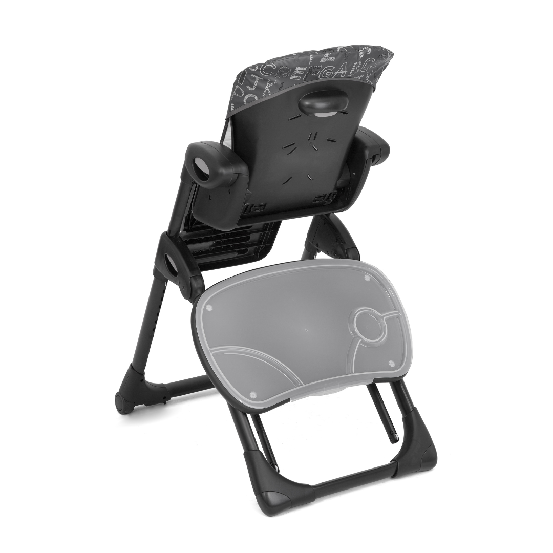 Joie - Scaun de masa Mimzy Recline ABC Charcoal, nastere - 15 kg