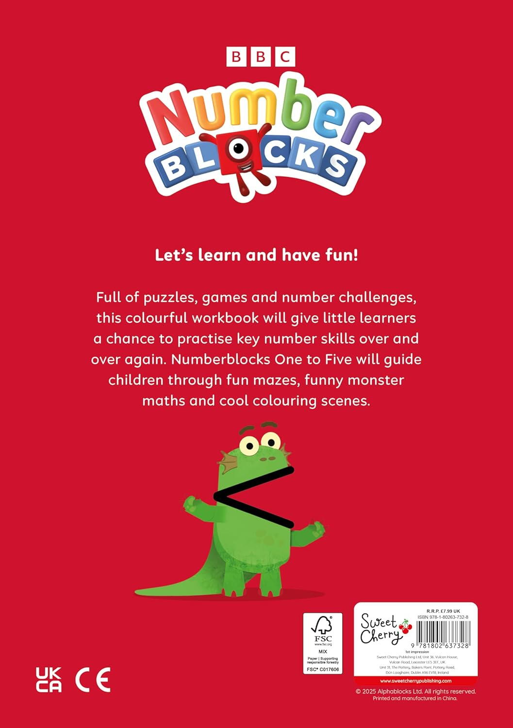 Carte cu activitati Numberblocks - Jocuri & puzzle-uri