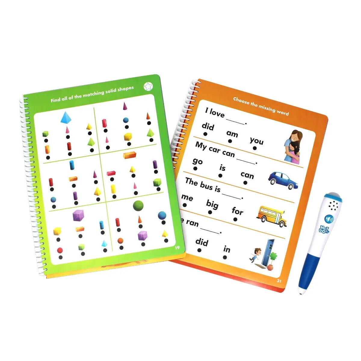 Set Hot Dots®  - calculez si citesc in lb engleza (set 1)