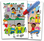 Water Magic: Carte de colorat Ora de sport