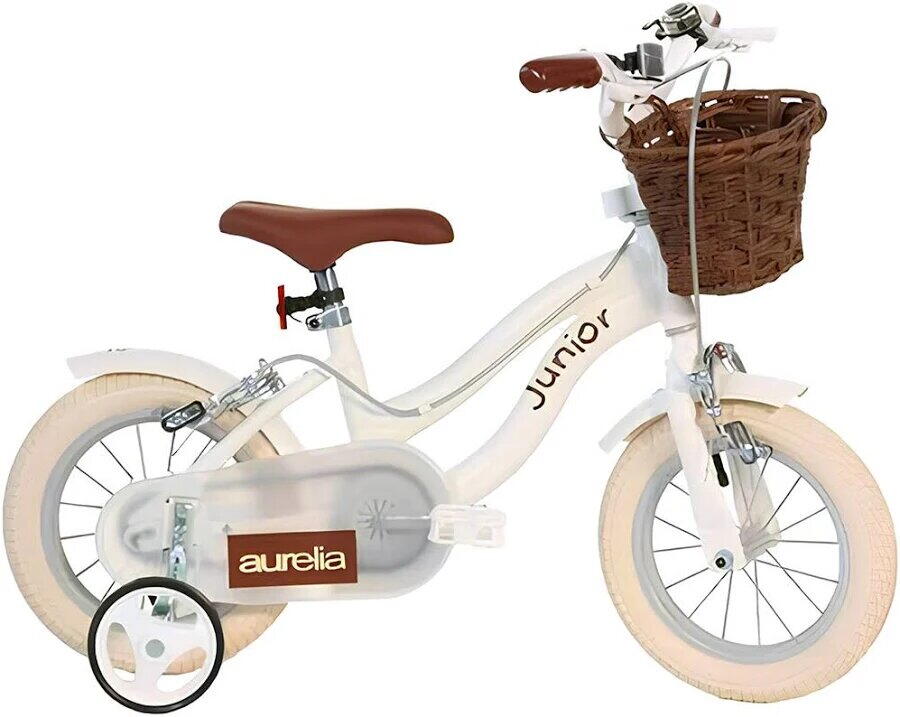 Bicicleta copii 16" - Retro (alb)