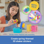 Set rezerve abtibilduri  3D – Prietenii din gradina