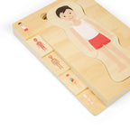 Puzzle anatomic din lemn - Baiat