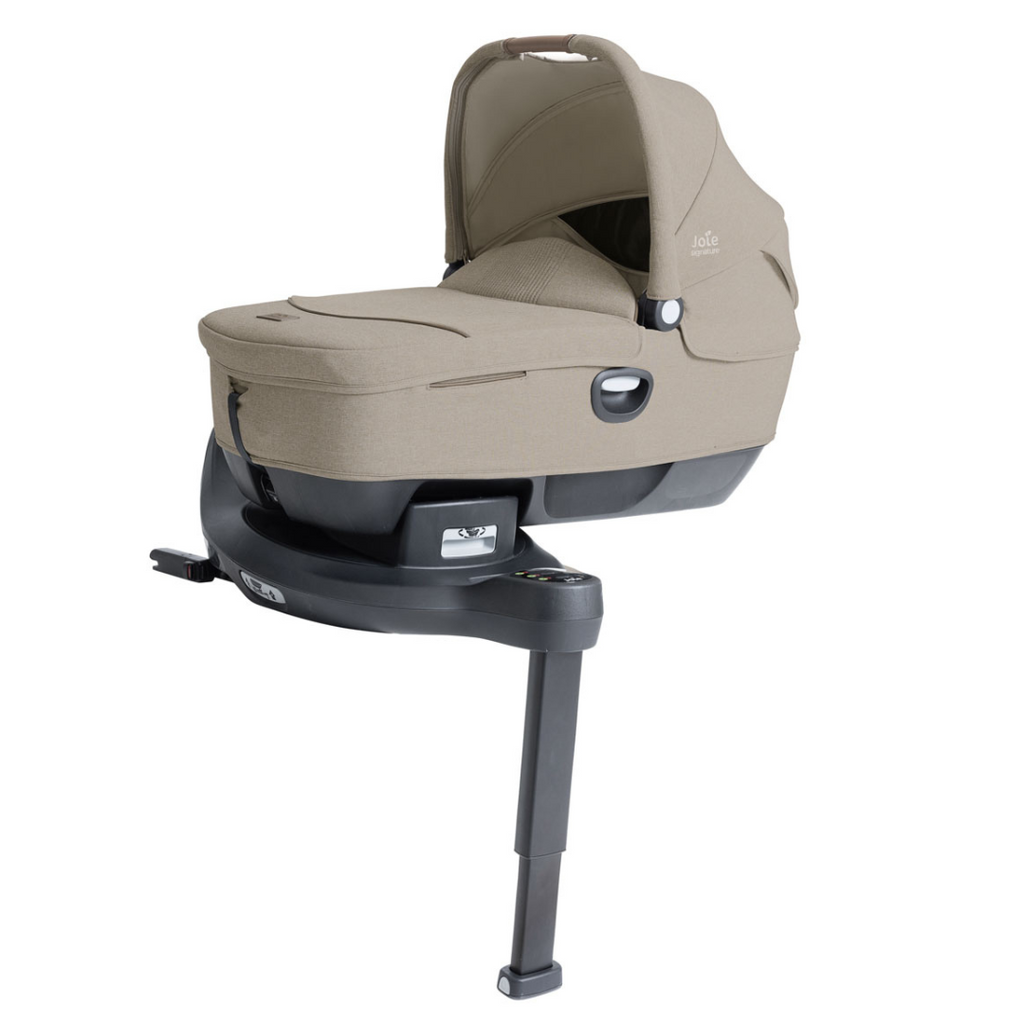 Joie - Landou auto Calmi R129 Signature Sandstone, 40-70 cm, testat ADAC si certificat R129