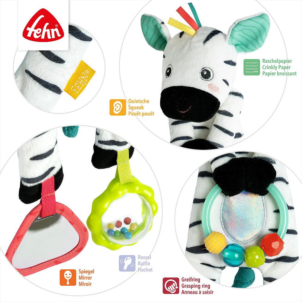 Jucarie senzoriala bebelusi Dobabydoo - Zebra
