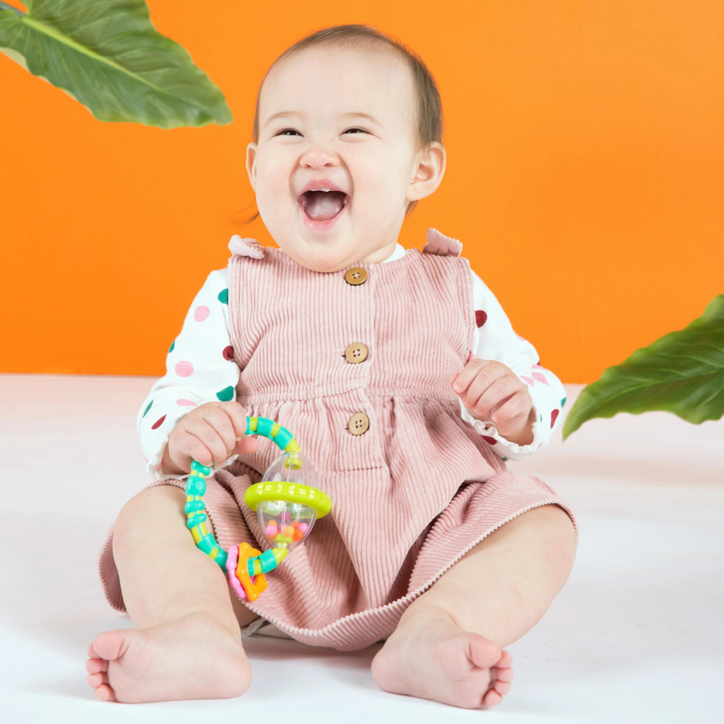 Bright Starts - Set cadou 8 buc dintitori usor de prins “Teeth Relief”