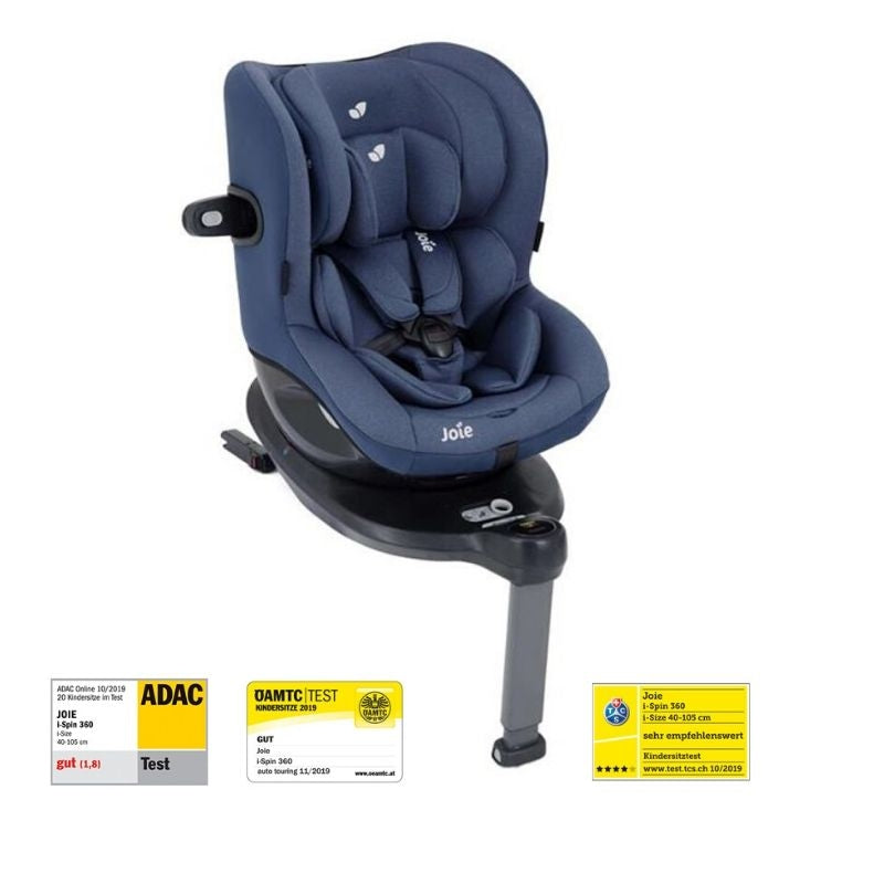 Joie - Scaun auto i-Spin 360° Deep Sea, 40-105 cm, testat ADAC si certificat R129