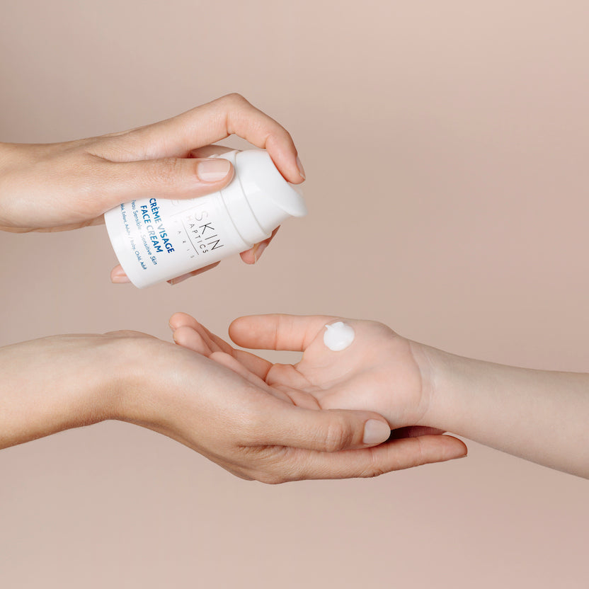 Skinhaptics facial cream with natural ingredients, soothing properties, suitable for all skin types, 50 ml