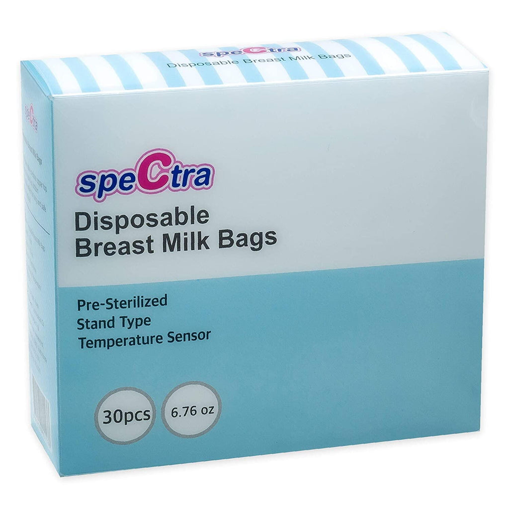 Pungi stocare lapte matern cu fermoar (30 buc.)
