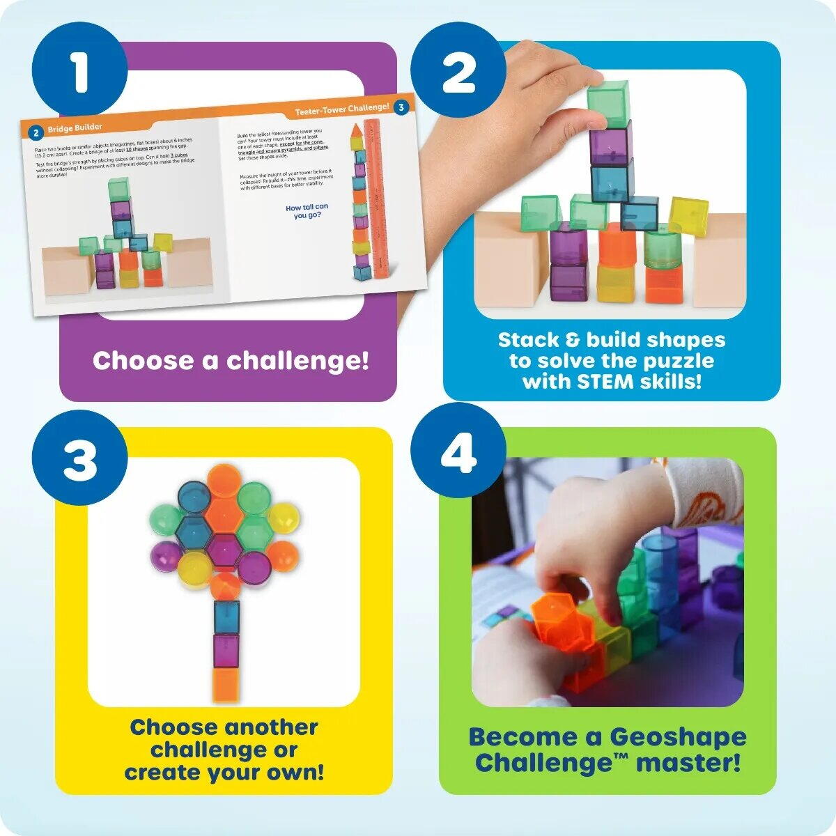 Set STEM Explorers™ - Provocari cu corpuri geometrice