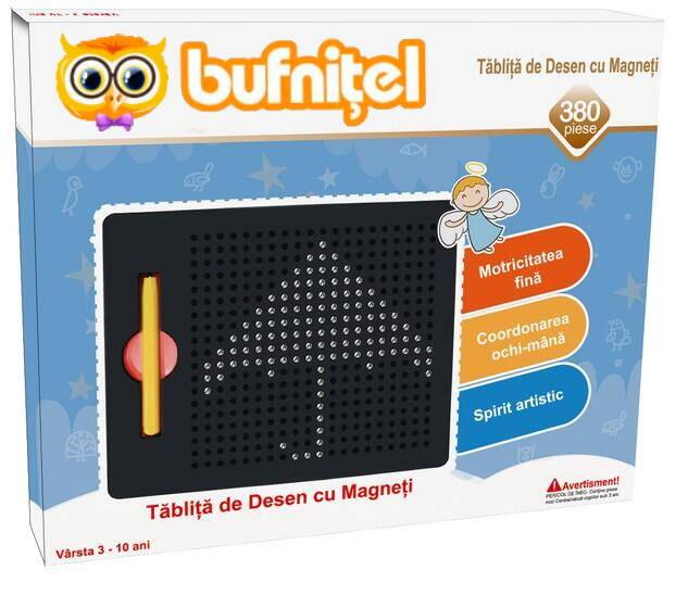 Tablita de desen cu magneti - 380 piese