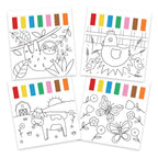 Water Painting: Carte de colorat Animalute