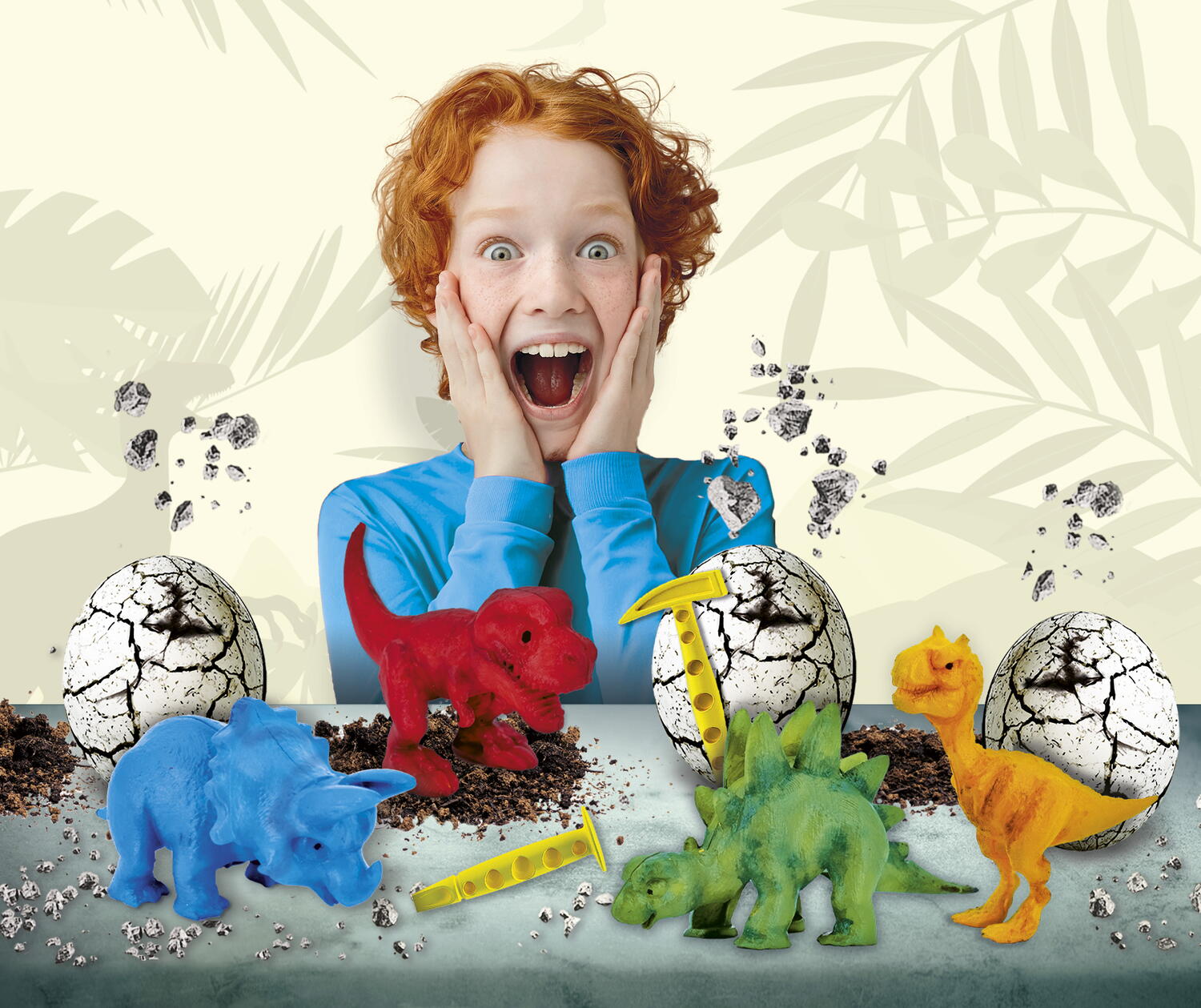 Experimentele micului geniu - Kit de excavat ou dino