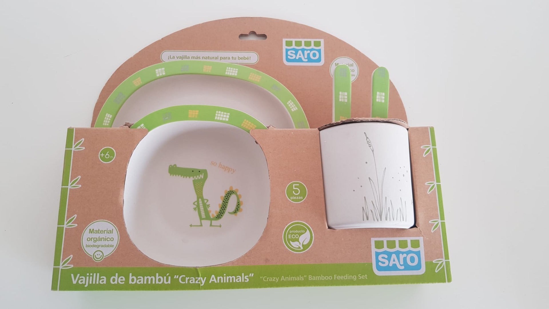 Crazy Animals Crocodile Feeding Set 5 pieces