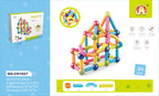 Set de constructie magnetic - Forme 3D (84 piese)