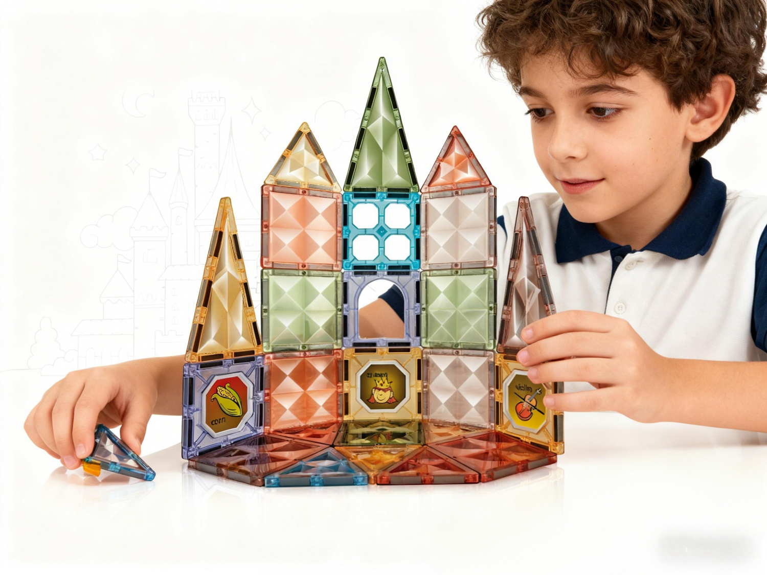 Joc magnetic  Diamond - 36 piese (7.5 cm)