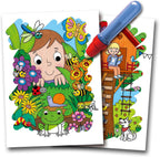 Water Magic: Carte de colorat In gradina