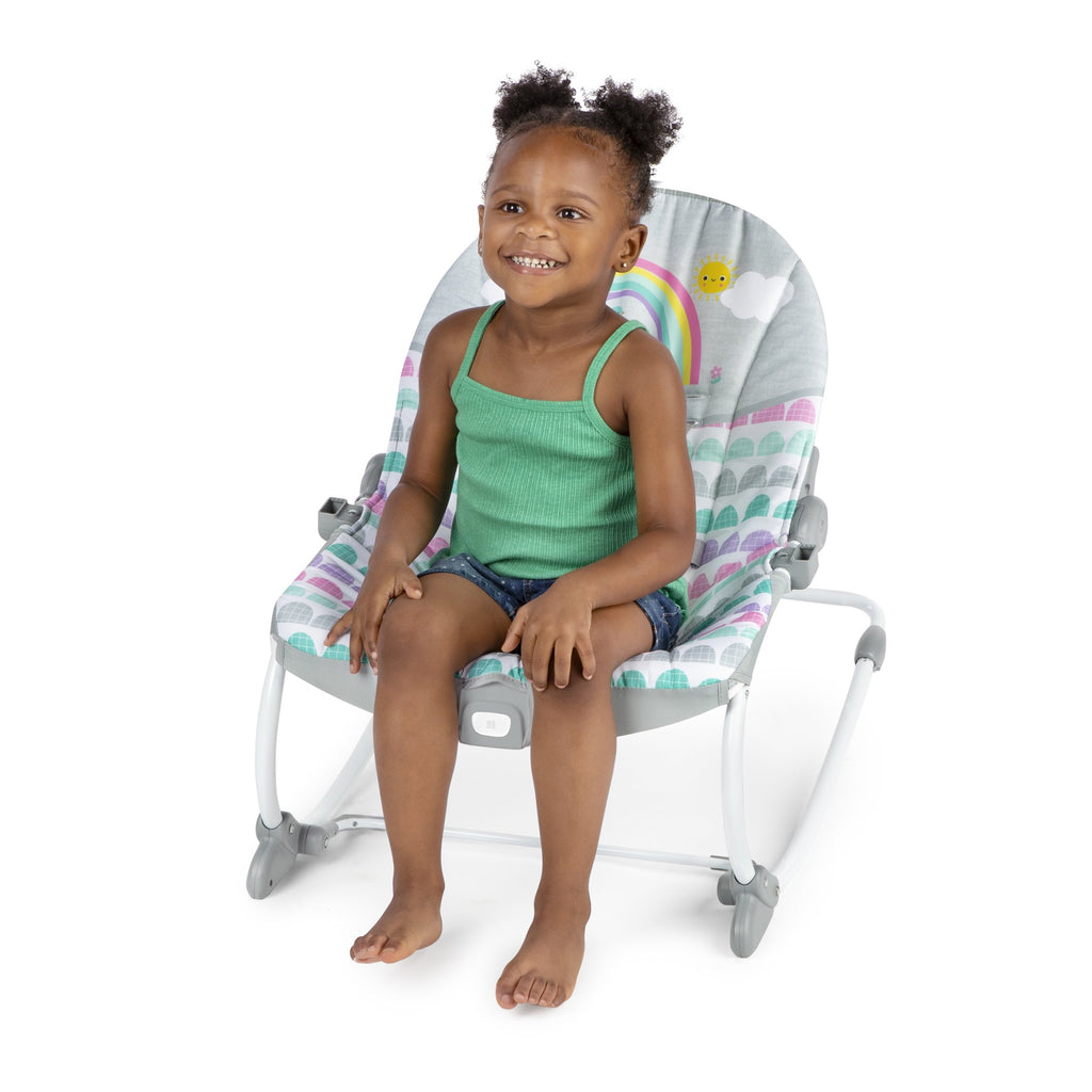 Bright Starts - Balansoar Rosy Rainbow 2 în 1