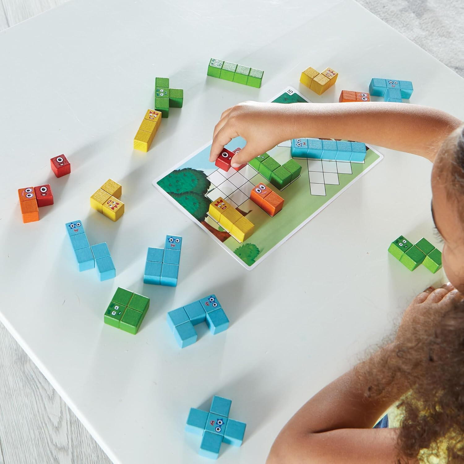 Set activitati cu cuburi din lemn - Numberblocks®