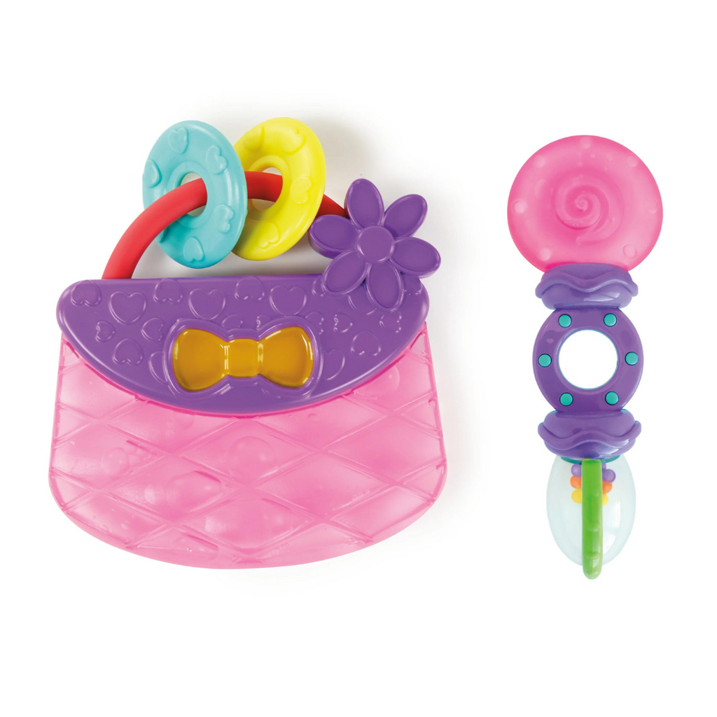 Bright Starts - Set cadou 9 buc jucarii zornaitoare si dentitie “Everything Nice”