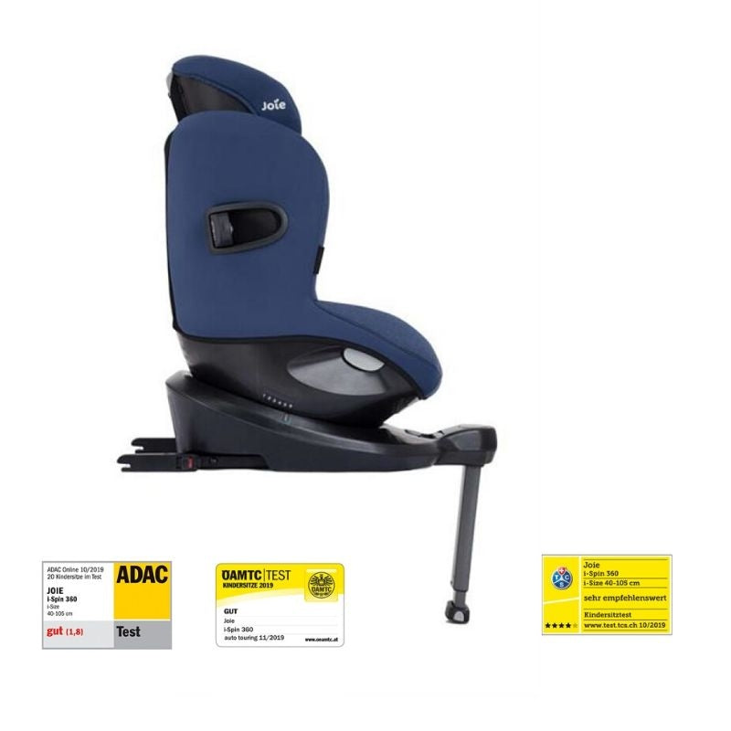 Joie - Scaun auto i-Spin 360° Deep Sea, 40-105 cm, testat ADAC si certificat R129
