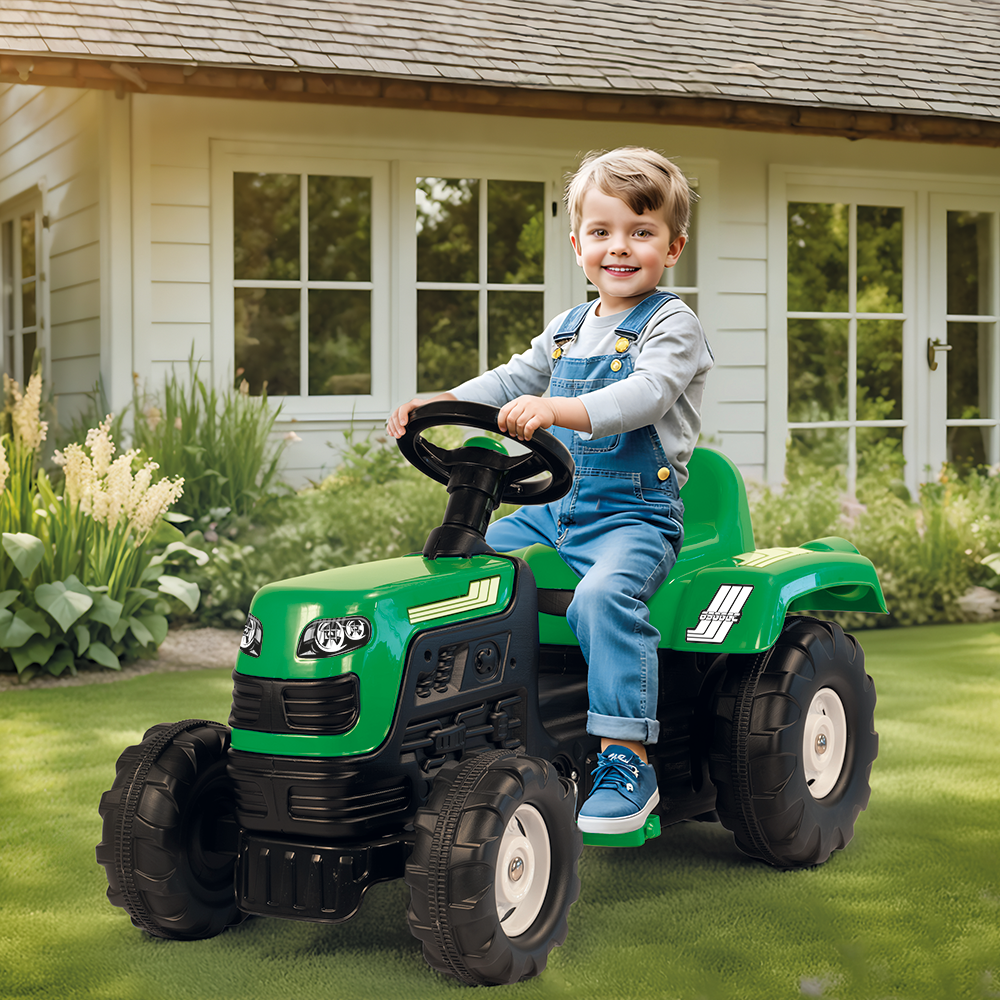 Tractor cu pedale - Verde
