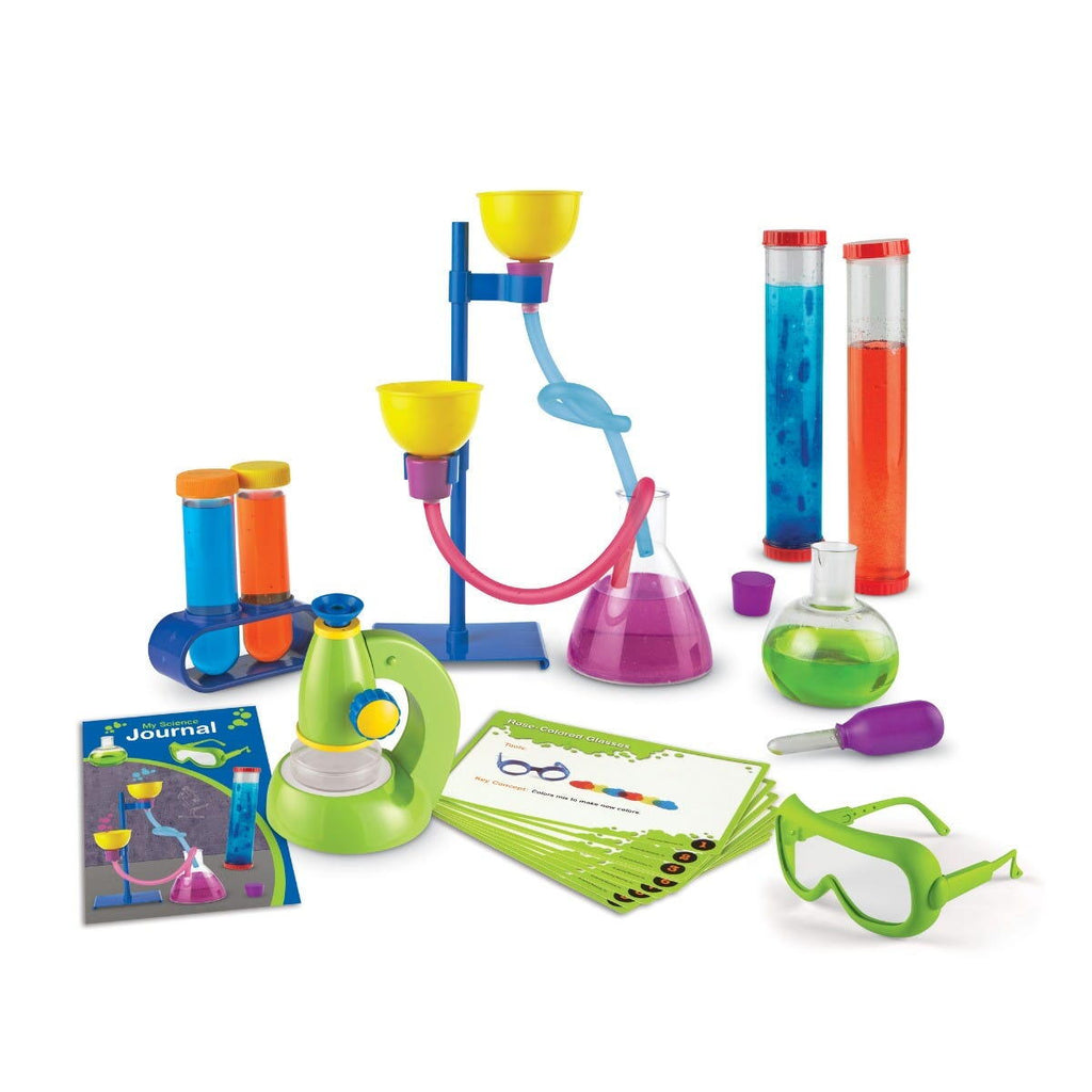 Set de stiinta primar Deluxe cu microscop