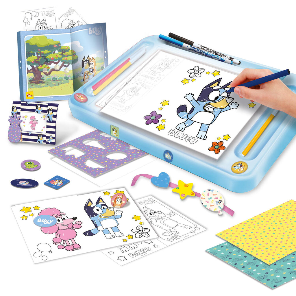 Tablita de desen cu lumini - Bluey