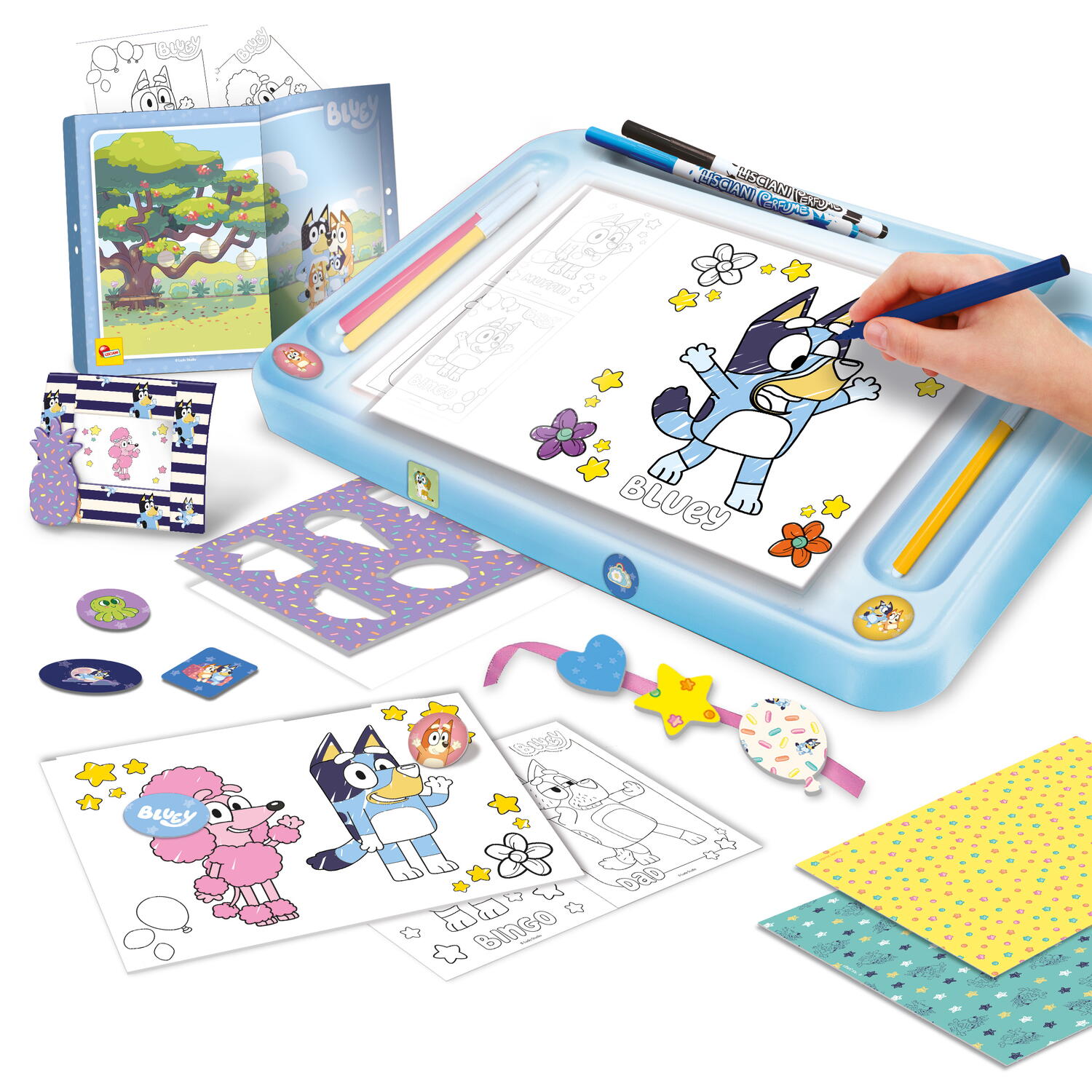 Tablita de desen cu lumini - Bluey