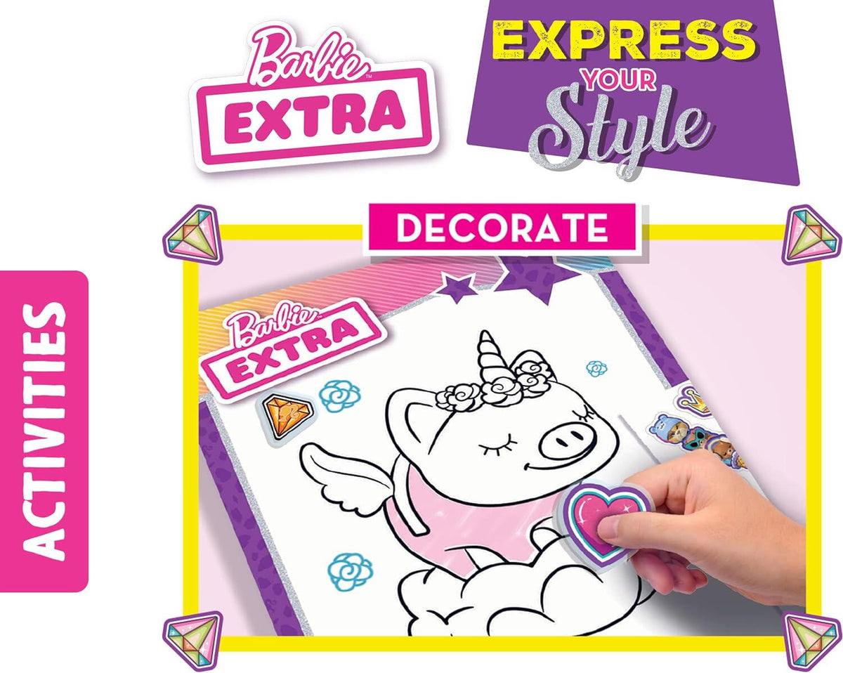 Carte de colorat cu activitati Barbie  - Stilul tau