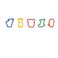 Set forme pentru plastilina - Animalute safari