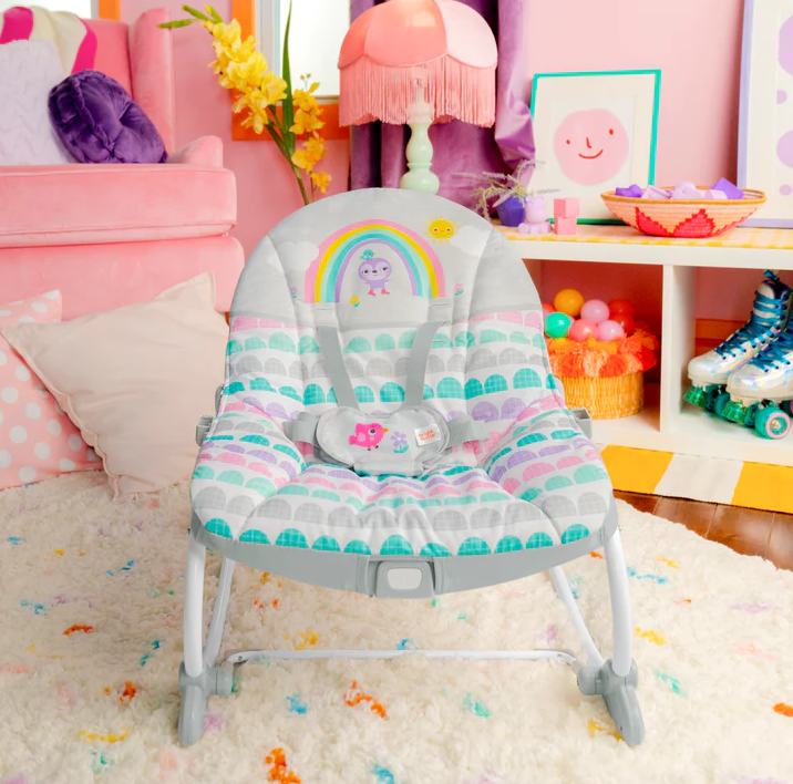 Bright Starts - Balansoar Rosy Rainbow 2 în 1