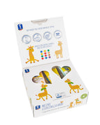 Set 6 tuburi vopsea pictura cu degetele - Pastel