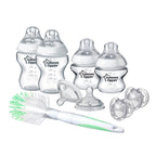 Tommee Tippee Kit biberoane nou-nascut Closer to Nature 0+ luni tetina silicon flux lent anti-colici