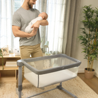 Ingenuity - Sistem de infasare Swaddle Me 0-3 luni, colectia Monogram, Scribble Elephant