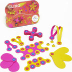 Clixo® joc magnetic de construit - Crew Roz & Galben (30 piese)