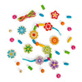 Set de creatie din lemn - Bijuterii cu floricele