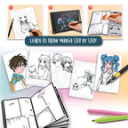 Tableta pentru desen KIDS ART- Academia Manga