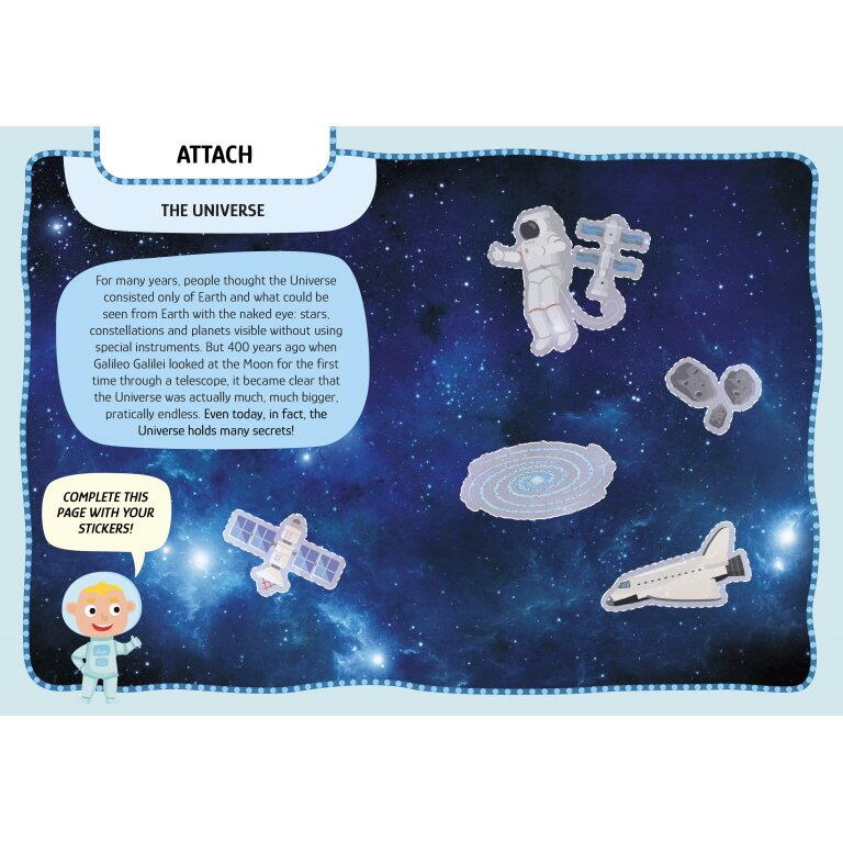 Primul set de arta & lucru manual - Spatiu cosmic